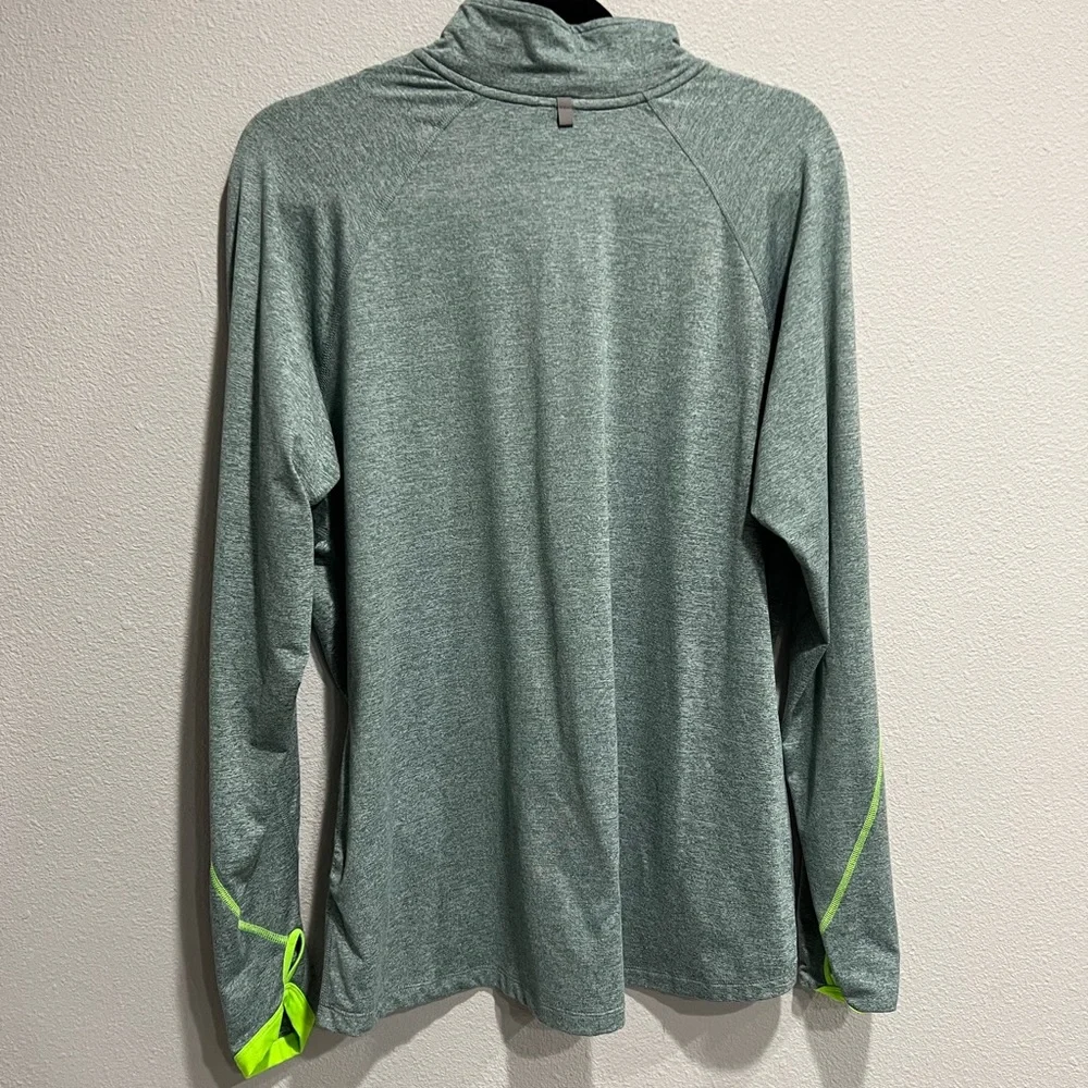 Nike Heather Green Quarter Zip